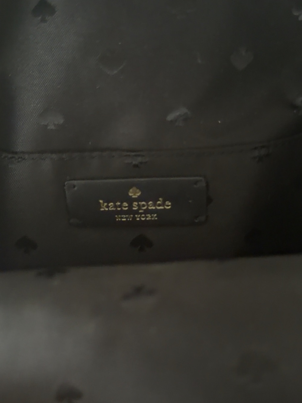 kate spade Black and Mini Backpack - Picture 4 of 4